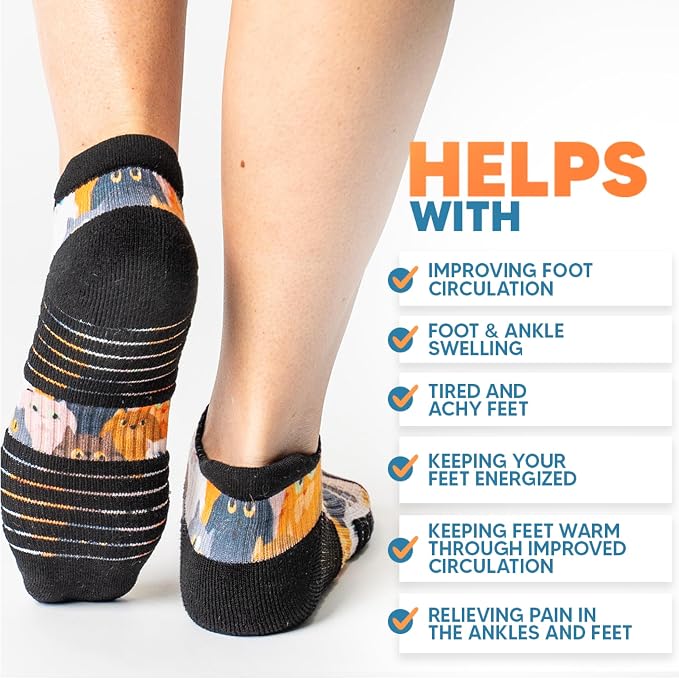 Viasox Ankle Compression Socks for Women & Men, 14 mmHg Support Improves - Image 6