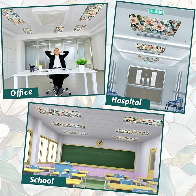 Wiooffen 6 Pcs Fluorescent Light Covers - Image 5