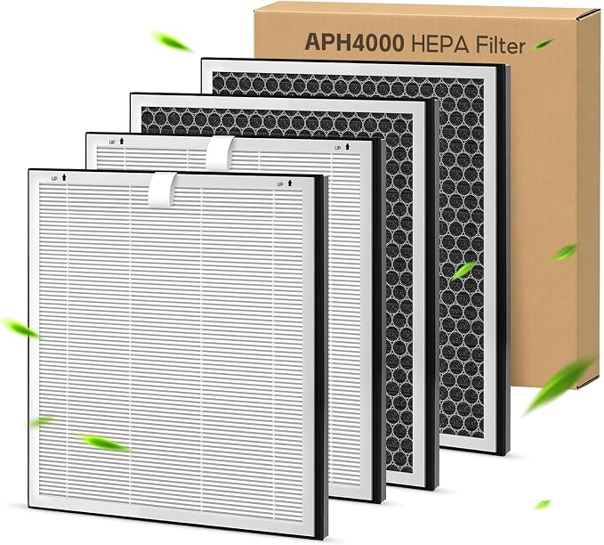 4-pack APH4000 Replacement Filter, Compatible by Unknown
