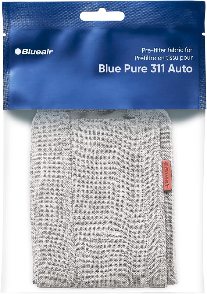 BLUEAIR Blue Pure 311 Auto Light Gray Pre-Filter, Washable Fabric Traps Pollen by Unknown