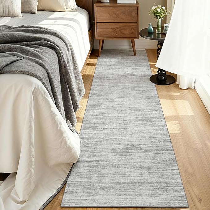 2x5 Washable Runner Rugs，Modern Abstract Rug Runner,Ultra-Thin Kitchen Runner Rug Non-Slip Backing Entryway Runners,Bathroom Carpet for Hallways,Bedroom，Laundry Room