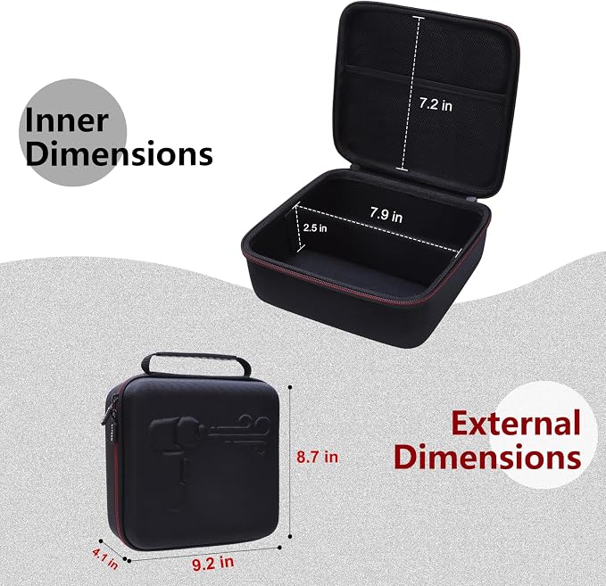 LTGEM Case Compatible with EYYA Air Duste Handheld Cordless Car Vacuum Cleaner - Image 2