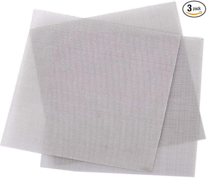 LTKJ 3pcs Stainless Steel 50 Mesh Micron True Filtration Screen Fine Wire by Unknown
