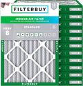 Filterbuy 24x28x2 Air Filter MERV 8 Essential Dust & Allergy Defense, by Filterbuy