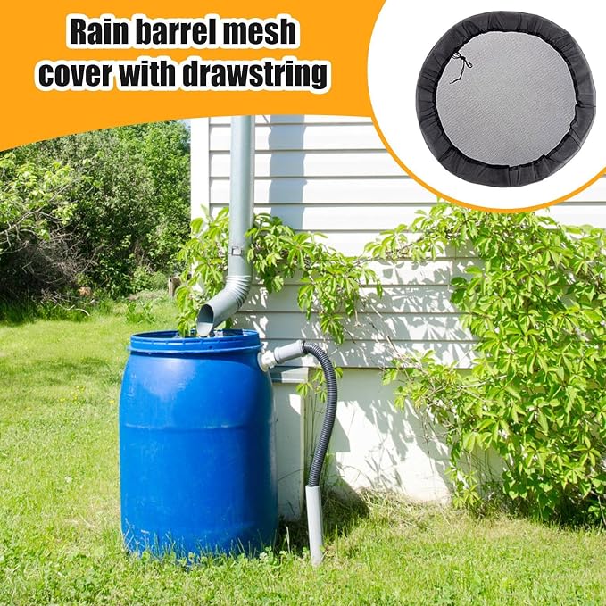 Sturdy Rain Barrel Mesh Cover - Image 2