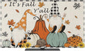 Thanksgiving Gnome Pumpkin Indoor TV Cover, Elastic TV Screen Protector Fall by Unknown