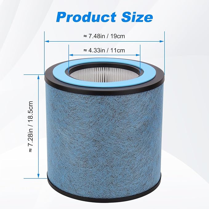 2 Pack HP152 Filters for Shark Neverchange Air Purifiers, True HEPA Replacement - Image 4