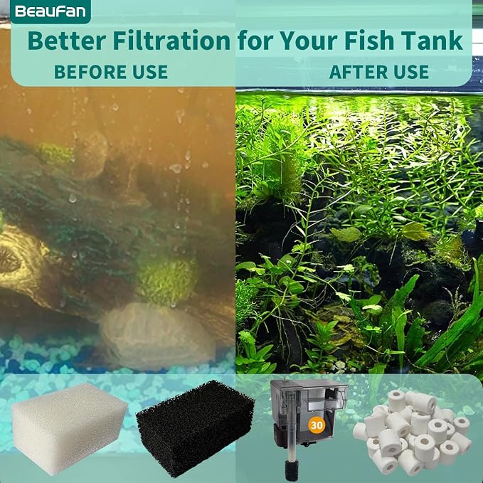 4 Set of Upgraded Three-Stage Filtration Tank Filter Maintenance Kit, - Image 5