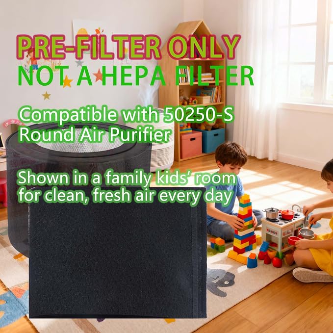 Universal Air Cleaner Carbon Replacement Pre-Filters Compatible - Image 3