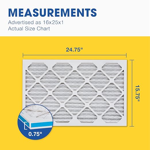 Aerostar 16x25x1 MERV 11 Air Filter, ACTUAL SIZE, Air Conditioning & Furnace - Image 5