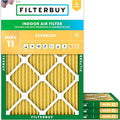 Filterbuy 8x14x1 Air Filter MERV 11 Superior Pet & Allergy Defense, by Filterbuy