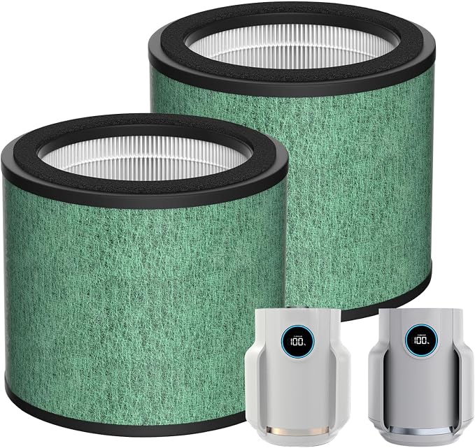 2 Pack HP072 True Filter Replacement by Doifyn