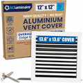 12x12 Aluminum HVAC Vent Cover Wall Ceiling Register 1-Way Air Flow by ACLAMINAIRE