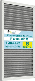 12x24x1 Reusable Air Filter, Electrostatic HVAC Air Filter, Lasts a Lifetime by Pelano