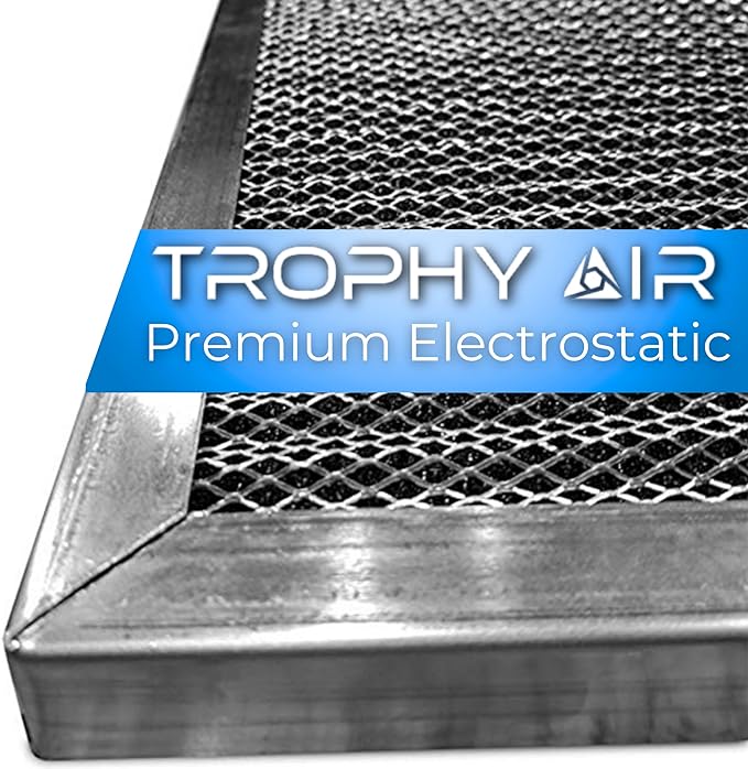 Washable Reusable Electrostatic HVAC AC/Furnace Air Filter, Lasts a Lifetime by TrophyAir