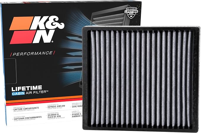 K&N LIFETIME Cabin Air Filter: Premium, Clean Air by KNEngineeringInc