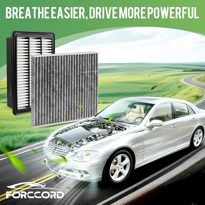 Cabin & Engine Air Filter Fit for 2007-2009 Hyundai Santa Fe Activated Carbon - Image 8