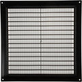 10" x 10" Inch Black Vent Cover by ECOPROVENT