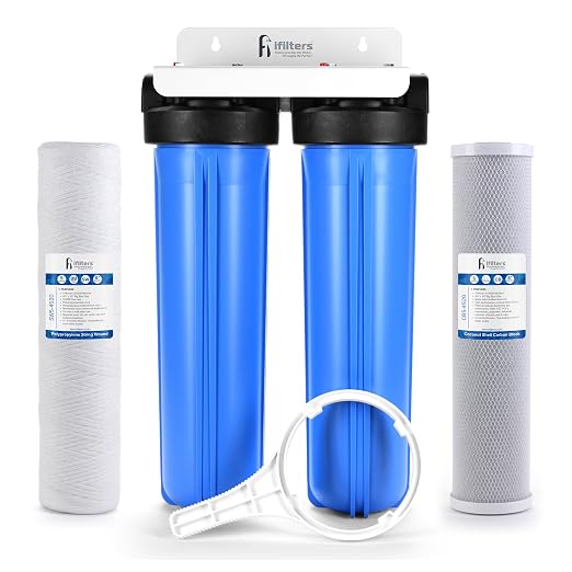 Whole House Filtration System 20" Dual Stage Commercial Grade Sediment Chlorine by iFilters