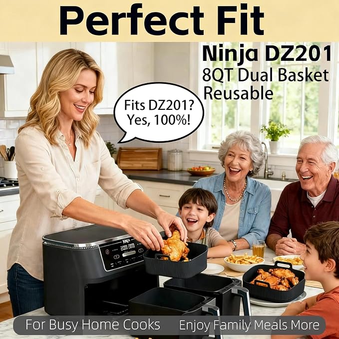 Silicone Air Fryer Liners for Ninja - Image 3