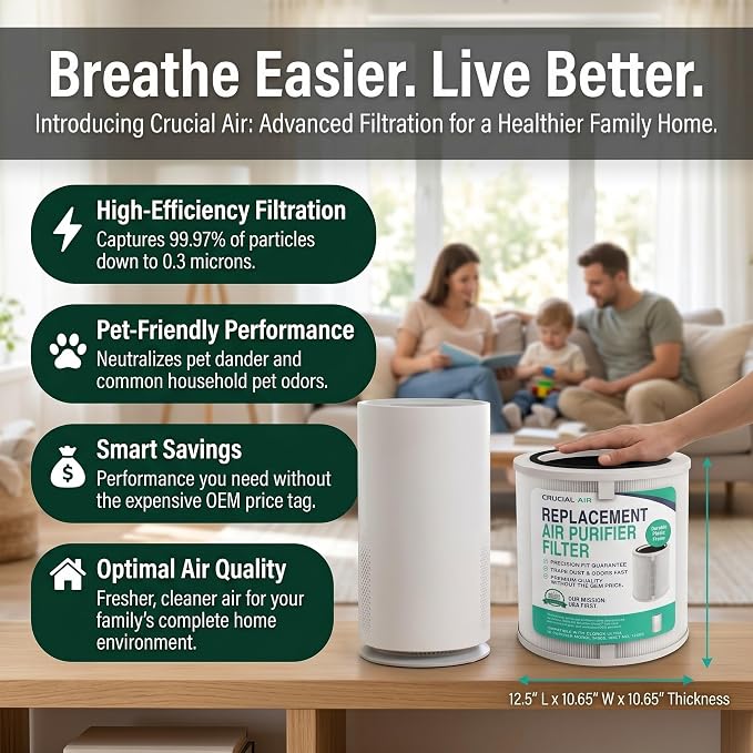 Think Crucial Replacement HEPA filter Compatible - Image 9
