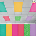 QOUBAI 6 Pcs Fluorescent Light Covers, 4x2 Feet Magnetic Light Cover by QOUBAI