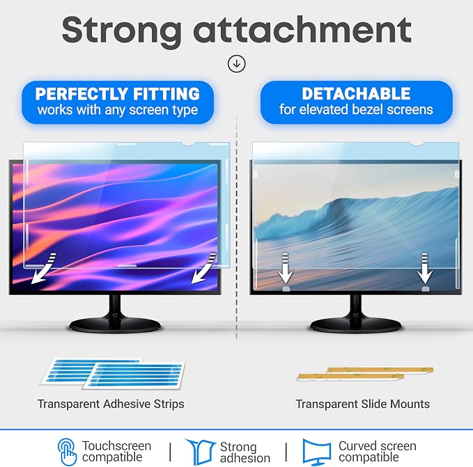 VINTEZ 22 inch Blue Light Blocking Screen Protector Panel - Image 4