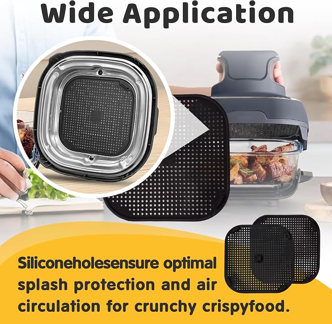 2 PCS Updated Heat Resistant Splatter Screen Compatible - Image 6