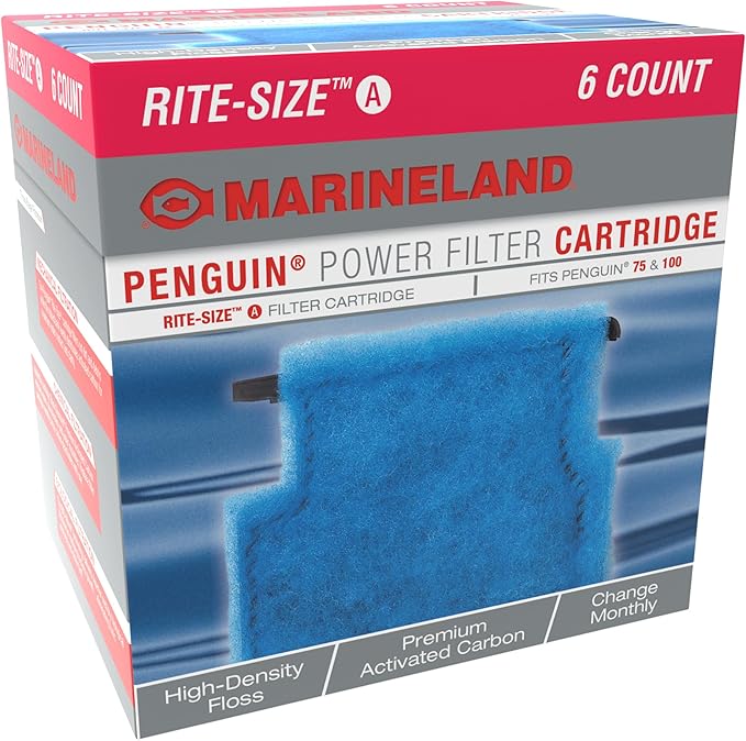 Marineland Penguin Rite-Size Cartridge, power filter cartridge, fit penguin 75 by Marineland