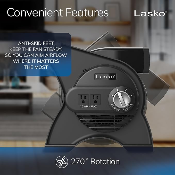 Lasko High Velocity Portable Utility Fan - Image 6