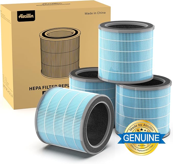 Aircillin Air Purifier AP070A & AP070B Replacement Filters, Efficiency by Aircillin