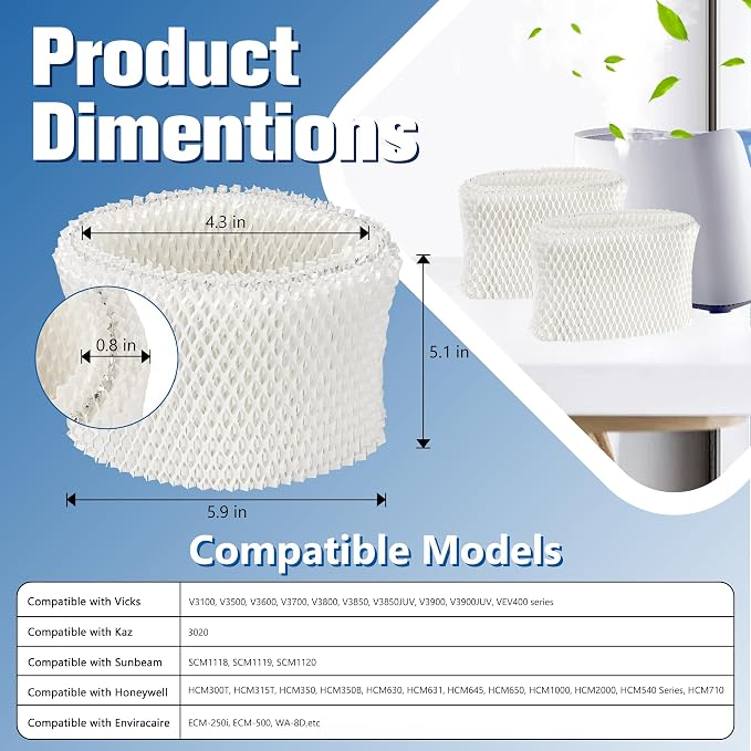 Funmit WF2 Humidifier Filter Replacement - Image 3