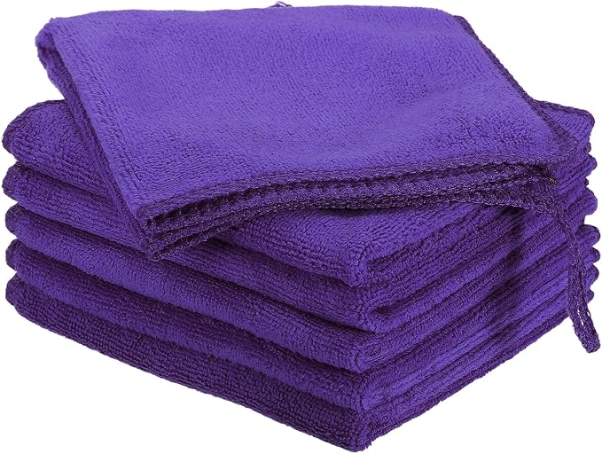 HARFINGTON 6 Pack Microfiber Cleaning Cloth by HARFINGTON