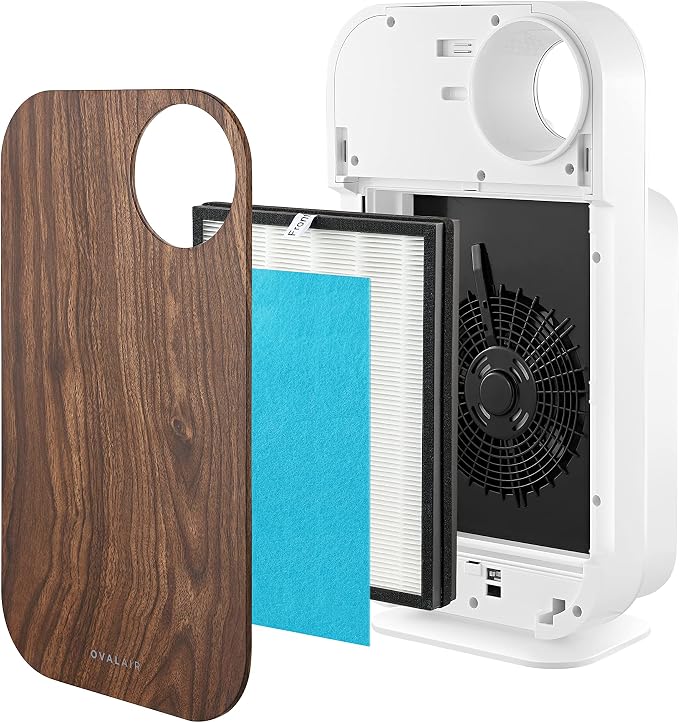 OVAL AIR AIR1000D-COVER Custom Air Purifier Face Cover, 24.4" x 13.7" x 1.38" - Image 6