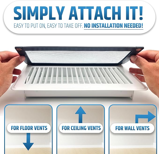 Powerful Magnetic Vent Screen Mesh Covers that Will Never Move or Fall - Image 4