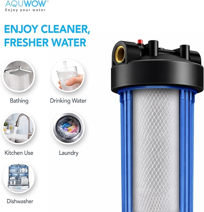 CTO20BB 5 Micron 4.5" x 20" Carbon Block Water Filter Set – Replacement - Image 4