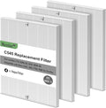 C545 True HEPA Replacement Filter 4 Pack H13 True HEPA Air Filter Replacement by Musslan