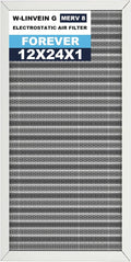 12x24x1 Reusable Air Filter, Electrostatic, Washable Lasts a Lifetime, Breathe by Betterlifeishere