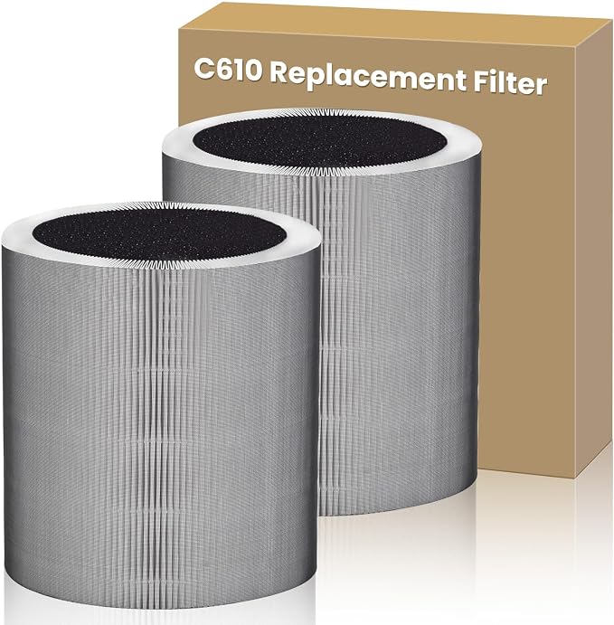 2 Pack C610 Replacement Filter Z Compatible by HKNECE