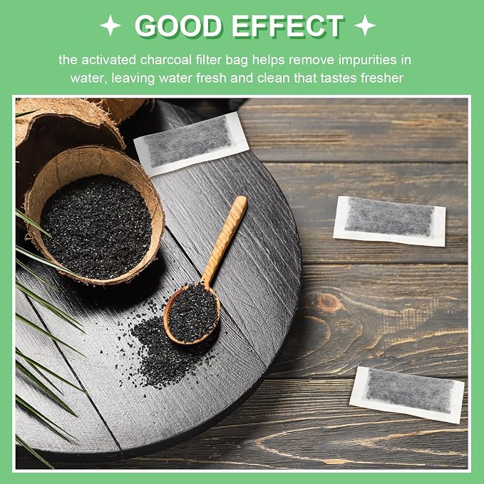 Lounsweer 12 Packs Replacement Activated Charcoal Distiller Filters Coconut - Image 4