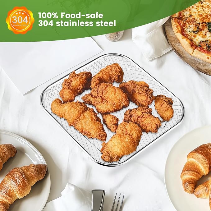 Square Air Fryer Rack Compatible - Image 5