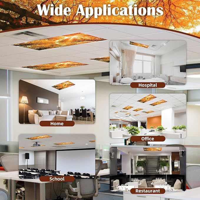ANGSYLTH 8 Pcs Fluorescent Light Covers - Image 6
