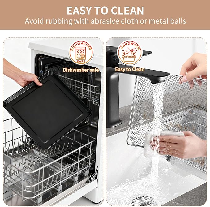 GCQ 3 IN 1 Smart Double Oven Tray Basket Rack Kit - Image 5