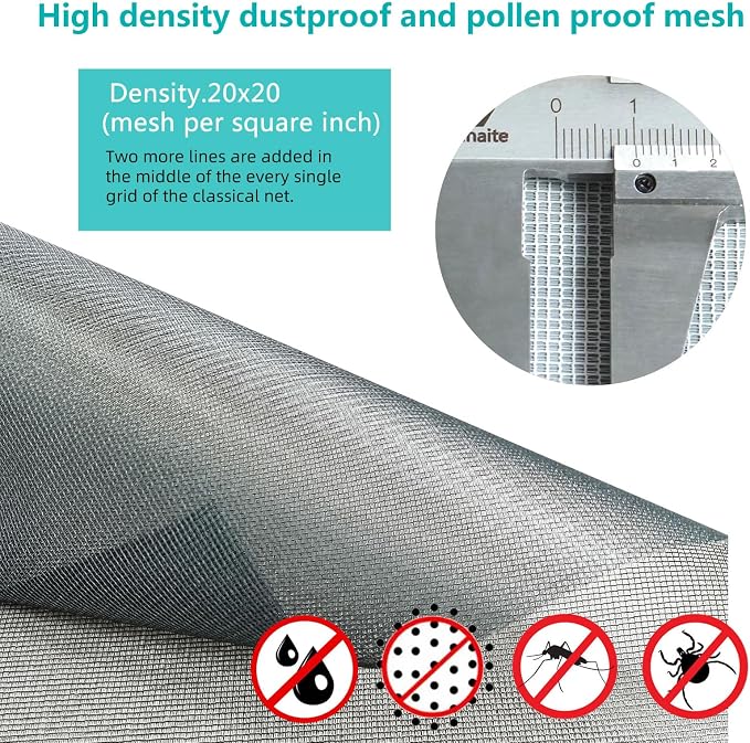 High Density dustproof and Pollen Proof net Screen mesh Used to Replace Screen - Image 2