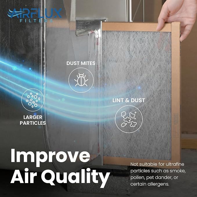Fiberglass Air Filter -20x20x1Air Filter 12 Pack - Image 4