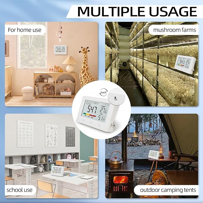 TW22 CO2 Monitor, Indoor Air Quality Meter - Image 5