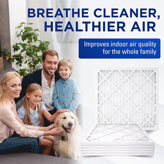 20x25x1 Air Filters, MERV 8 Pleated HVAC AC Furnace Filter Replacement - Image 7