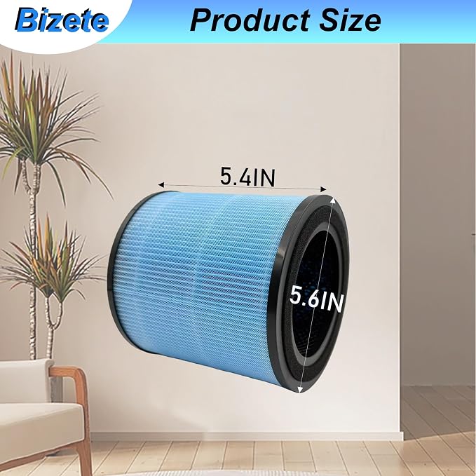 4 Pack AP0601 Compatible with AIRTOK Air Puri-fier Replacement Filter, 4-in-1 - Image 6