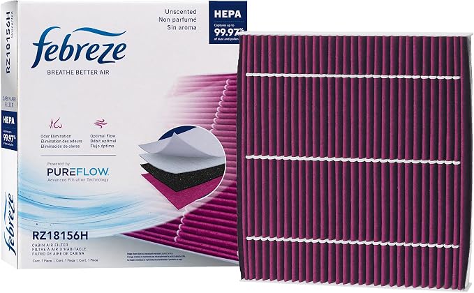 Febreze Odor Control HEPA Cabin Air Filter by PUREFLOW RZ18156H Fits 2019-2023 by Febreze