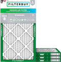 Filterbuy 10x25x1 Air Filter MERV 8 Essential Dust & Allergy Defense, by Filterbuy